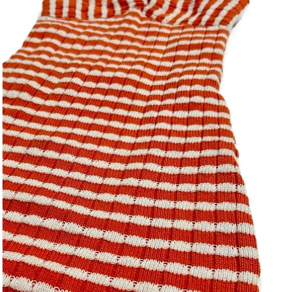 Willow & Wind Strapless Knit Bodycon Midi Dress Crochet Ribbed Fitted Dress S - Picture 6 of 11